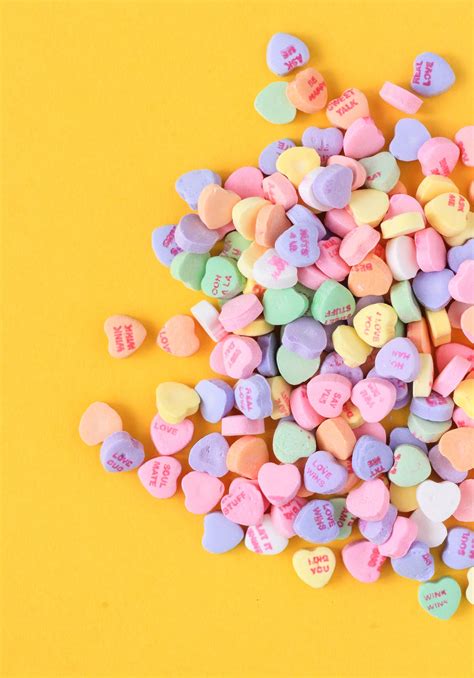 Valentines Candy Hearts Wallpapers - Wallpaper Cave