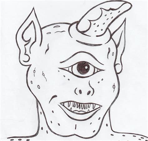 Image result for Cyclops Drawing Complex