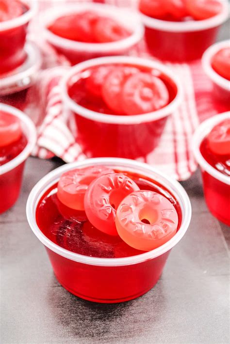 Vanilla Black Cherry Jello Shot