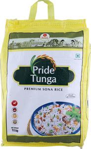 PRIDE Tunga Premium Sona Masoori Rice (Raw) Price in India - Buy PRIDE ...