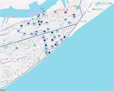 Galveston Texas On Map at Maddison Chidley blog