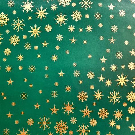 Green Christmas Wrapping Paper