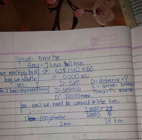 If a man runs 3 metre per sec ,how many km does he run in 1 hour 40 ...