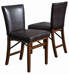 Folding Dining Room Chair by Rosalynn Brown Leather Folding Dining Chairs Set Of 2 Folding Dining Room Chair