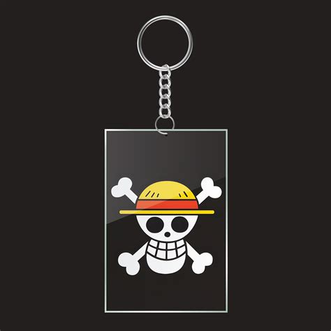 One Piece Luffy Flag Keychain – CASIME