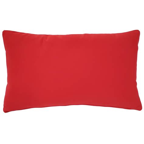 Sunbrella Jockey Red Outdoor Pillow 12x19 | Pillow Decor