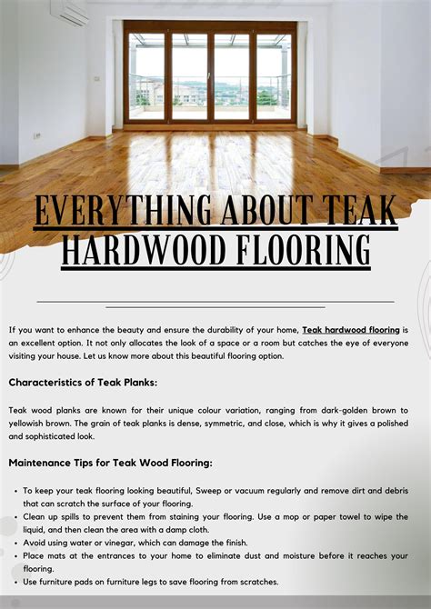Everything about Teak Hardwood Flooring by Harper Floors - Issuu