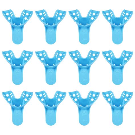 JMU Dental Impression Tray Bag of 12,Autoclave Perforated Disposable ...