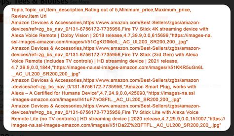 Amazon Sample Website Code in Python 的图像结果