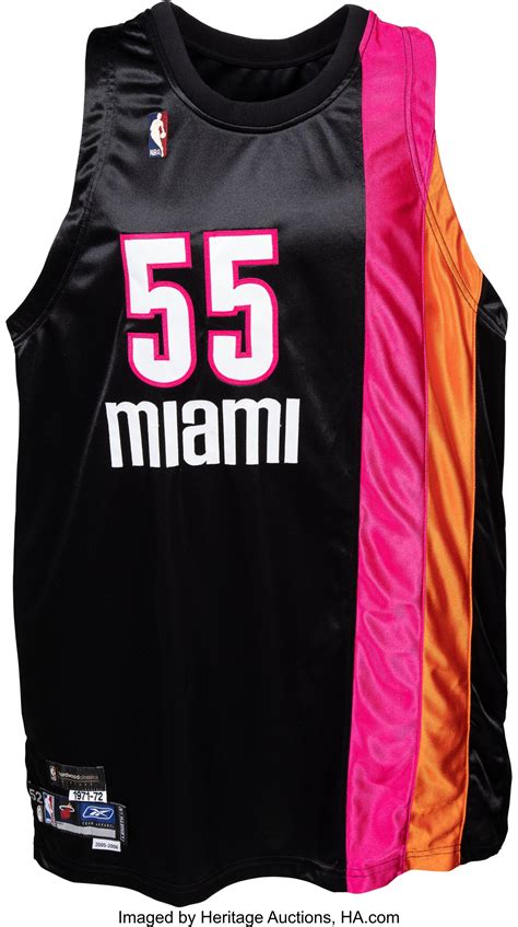 2005-06 Jason Williams Game Worn Miami Heat Throwback Jersey with | Lot ...