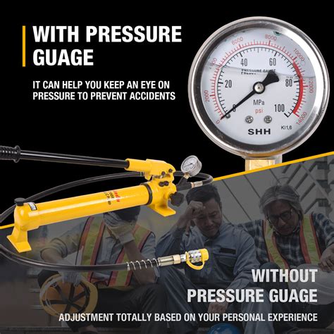 Hydraulic Hand Pump Single Acting 900CC W/Pressure | Ubuy India