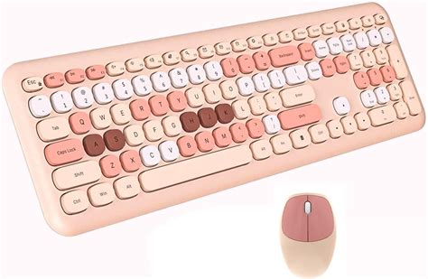 LETTON Wireless Keyboard and Mouse Combo, 2.4Ghz Colorful India | Ubuy