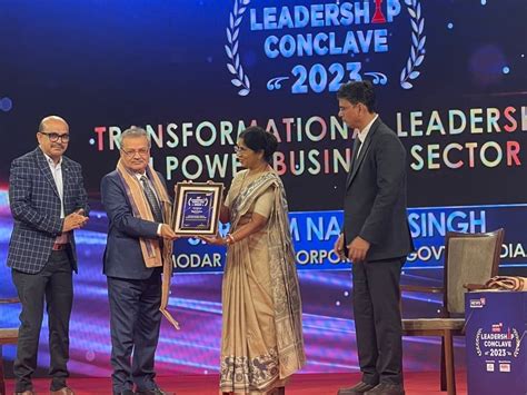 DVC Chairman R.N.Singh awarded under “Transformational Leadership in ...