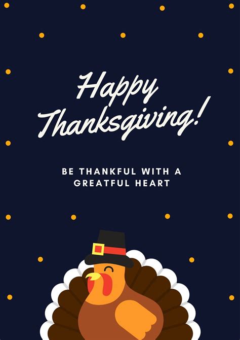 Free custom printable Thanksgiving poster templates | Canva