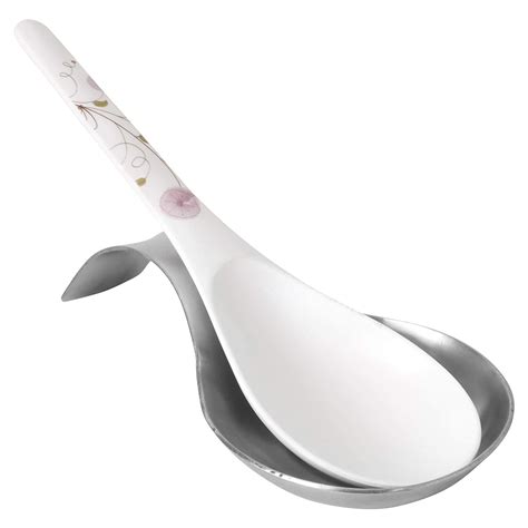 Buy Mosaic Big Stainless Steel Spoon Rest, Silver Online at Low Prices ...