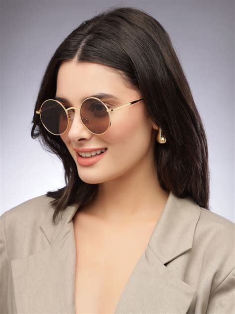 HASHTAG EYEWEAR Women Round Sunglasses With UV Protected Lens — 88% Off ...