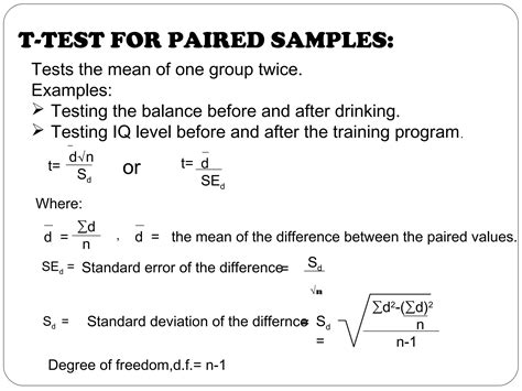 Image result for T-test Examples