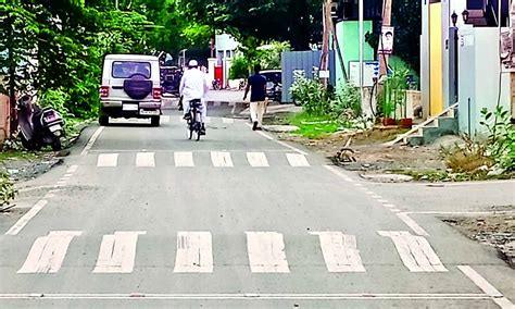 Greater Chennai Corporation lays new speed breakers on new routes ...
