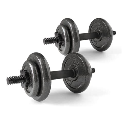 Free Shipping! Athletic Works 40lb Adjustable Cast Iron Dumbbell Set ...