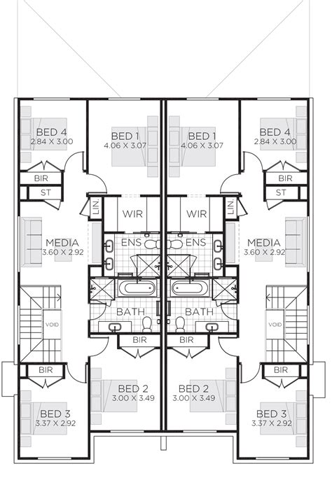 Important Ideas 2 Storey Duplex Floor Plans, House Plan 2 Bedroom