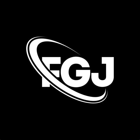 logotipo fgj. carta fgj. diseño del logotipo de la letra fgj. logotipo ...