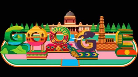 70th R-Day: Google doodle showcases Rashtrapati Bhavan, India's heritage