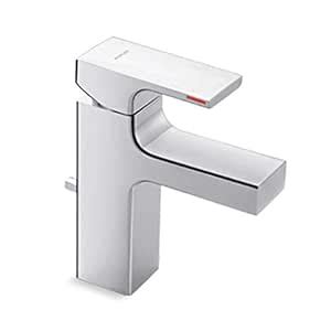 KOHLER Strayt 37327IN-4ND-CP Single Control Lav Faucet Without Drain ...