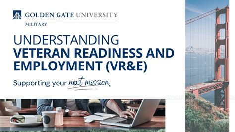 Understanding Veteran Readiness and Employment (VR&E) — GGU Military