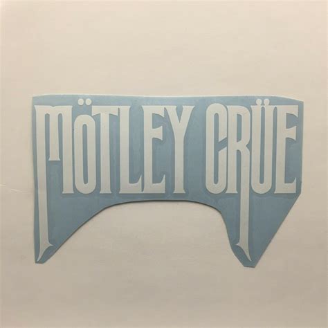 Motley Crue Band Logo Die Cut Vinyl Sticker Classic Hard Rock and Roll ...