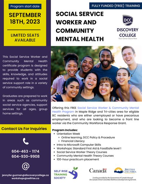 Social Service Worker and Community Mental Health Training – Lower ...