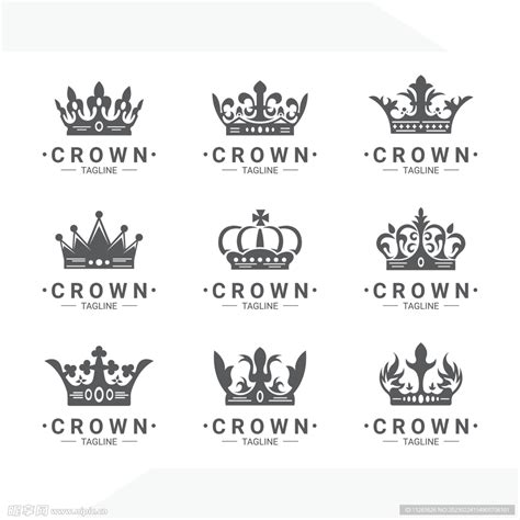 皇冠(CROWN)标志Logo设计含义，品牌策划vi设计介绍