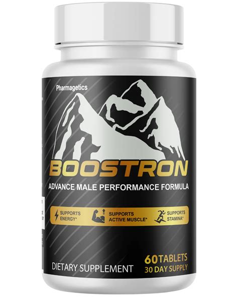 Boostron Advanced Performance Formula For Men, Energy Support 60 Table ...
