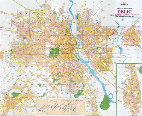 Delhi Map - India