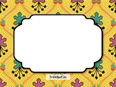 Batik Print Free Printable Labels, 3x4 inch Name Tag
