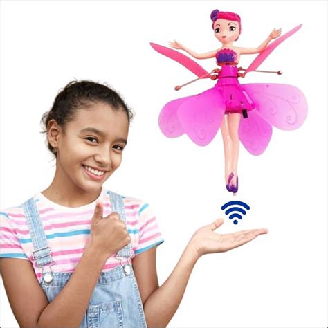 TKING Flying Fairy Doll Toy for Kids, Hand Sensor Control, Flying Fairy ...