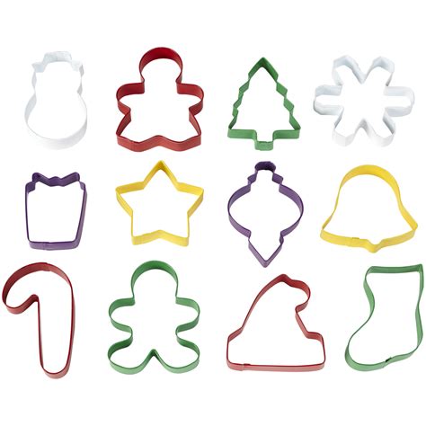 Wilton Holiday Cookie Cutter Set, 12-Piece - Walmart.com - Walmart.com