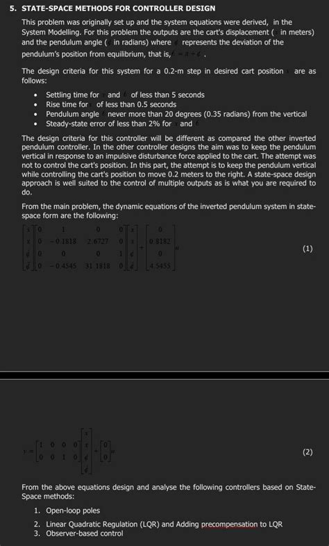State Space Controller Design 的图像结果