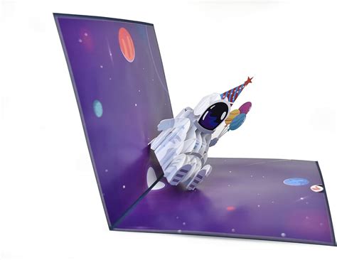 Astronaut Pop Up Card, 3D Birthday Card for Kids, India | Ubuy