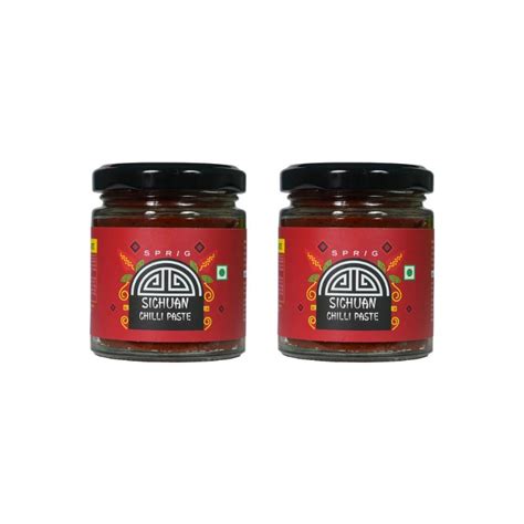 Sprig Sichuan Chilli Paste 125g (Pack of 2)