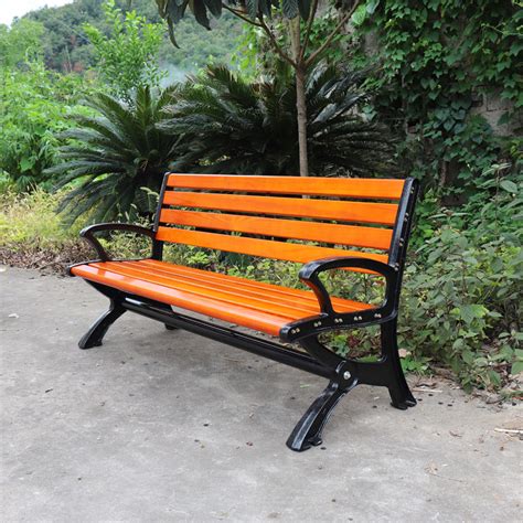 公园椅户外背靠长椅子铁艺铸铁铸铝长凳防腐锈花园庭院室外休闲椅-淘宝网