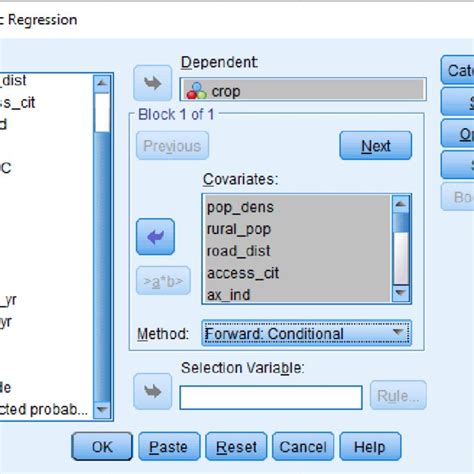 Logistic Regression Model Validation On SPSS 的图像结果