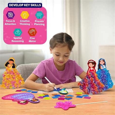 Buy Poke-In Art Magical Princess DIY Activity Kit (4-9 Years) on ...