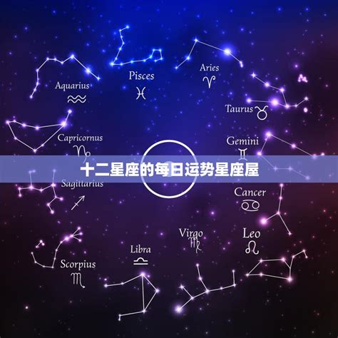 十二星座的每日运势星座屋(今日星象机会来临)