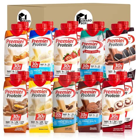 Premier Protein Nutrition Shake Variety Pack - Chocolate, Vanilla ...