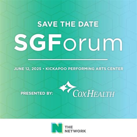 2025 SGForum , Kickapoo Performing arts Center, Springfield, 12 June ...