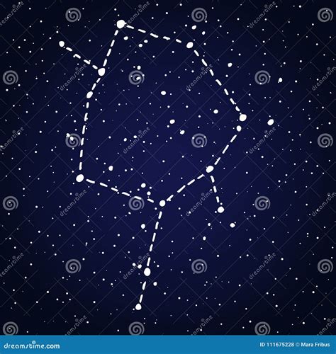 Ophiuchus Zodiac Sign Constellation Stock Vector - Illustration of ...