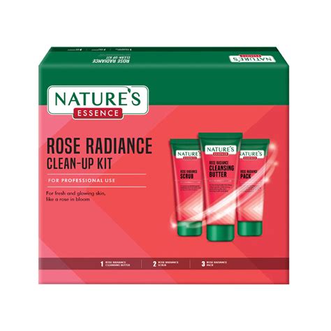 NATURES ESSENCE Rose Radiance Clean-Up Kit, 300Gm, White : Amazon.in ...