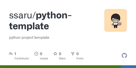 GitHub - ssaru/python-template: python project template