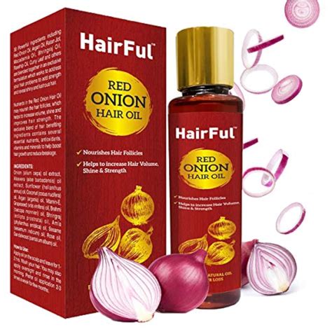 Buy HairFul Ayurvedic Red Onion Hair Oil for Hair Growth and Hair Fall ...