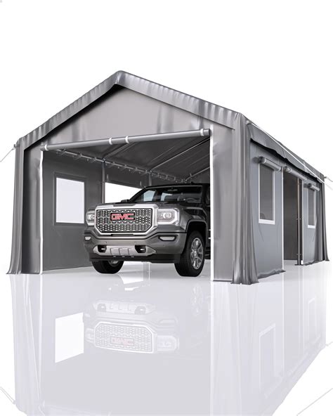 Amazon.com: GarveeLife 13'x20' Carport Heavy Duty, Portable Garage with ...